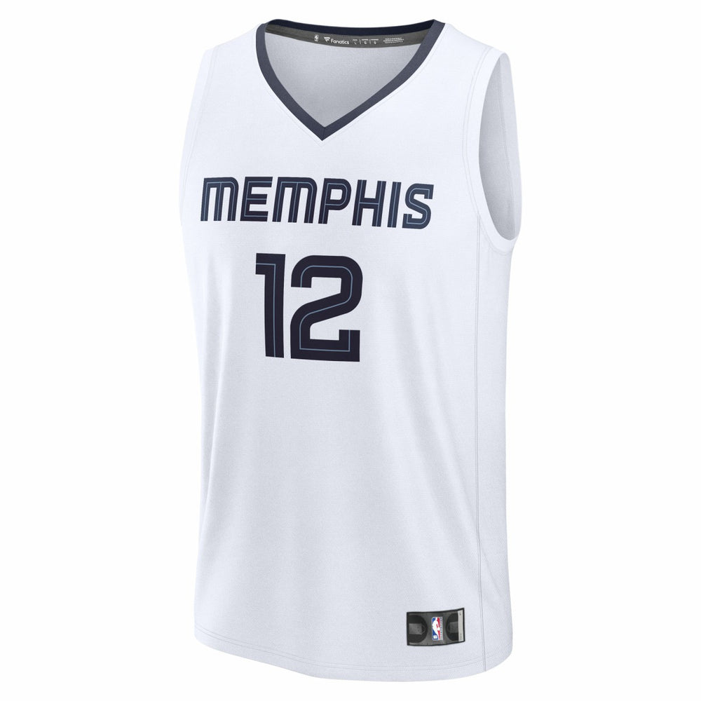 Ja Morant Memphis Grizzlies Fast Break Replica Player Jersey Association Edition White - Fanatics