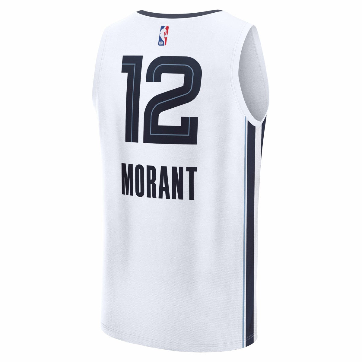 Ja Morant Memphis Grizzlies Fast Break Replica Player Jersey Association Edition White - Fanatics