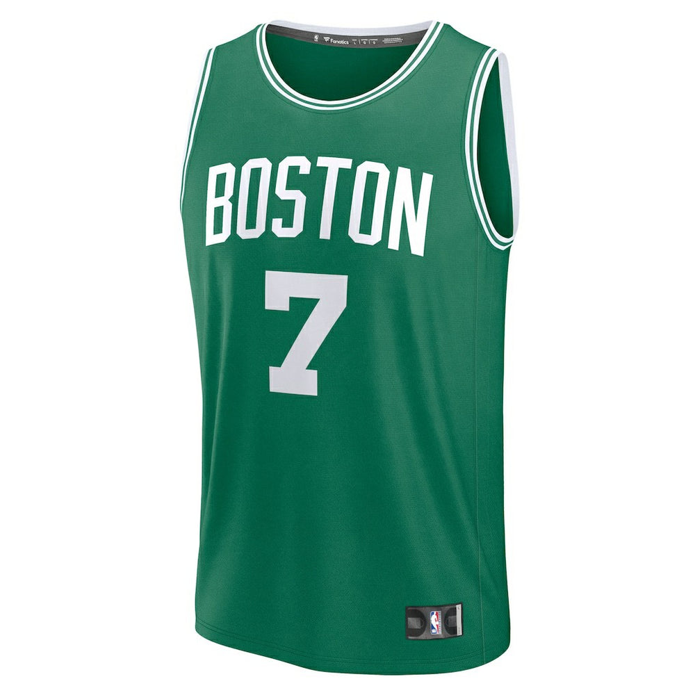 Jaylen Brown Boston Celtics Fast Break Replica Player Jersey Icon Edition Kelly Green - Fanatics