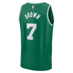 Jaylen Brown Boston Celtics Youth Fast Break Replica Player Jersey Icon Edition Kelly Green - Fanatics