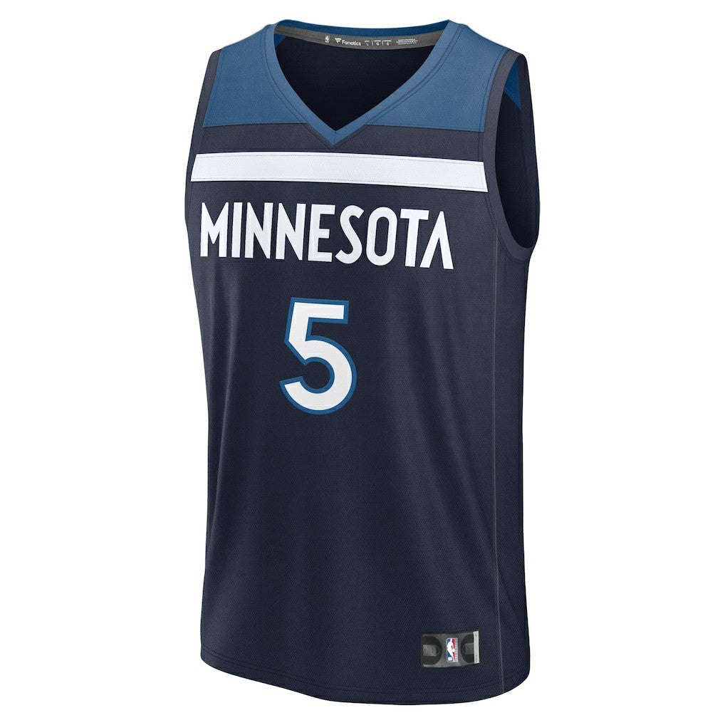 Anthony Edwards Minnesota Timberwolves Fast Break Replica Player Jersey Icon Edition Navy - Fanatics outlet