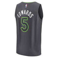 Anthony Edwards Minnesota Timberwolves Fast Break Replica Player Jersey Statement Edition Anthracite - Fanatics outlet