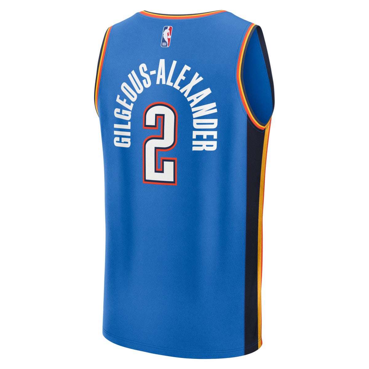Shai Gilgeous-Alexander Oklahoma City Thunder Fast Break Replica Player Jersey Icon Edition Blue - Fanatics outlet