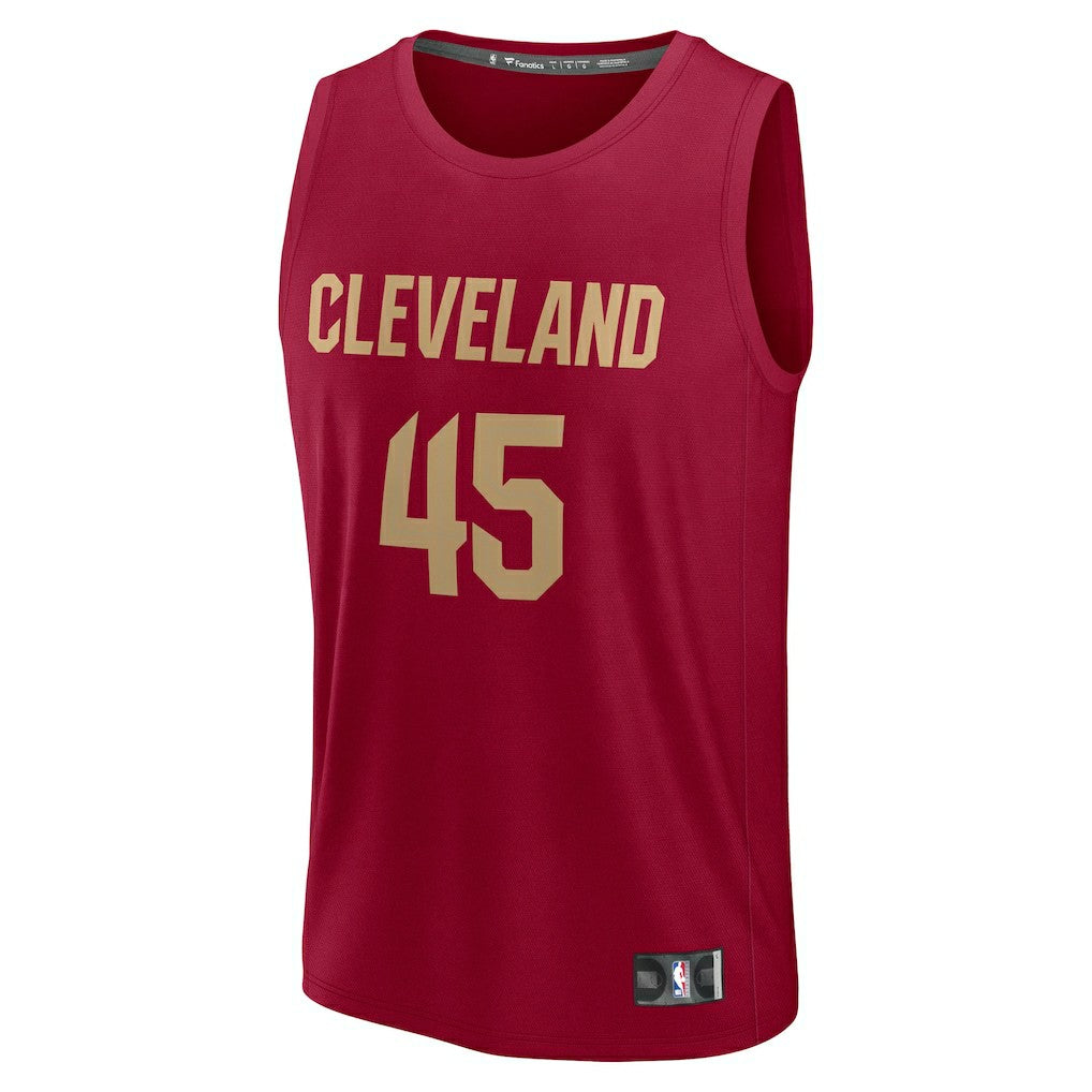 Donovan Mitchell Cleveland Cavaliers Fast Break Replica Player Jersey Icon Editi- Wine - Fanatics