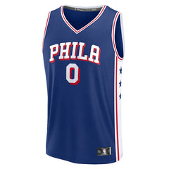 Tyrese Maxey Philadelphia 76ers Youth Fast Break Replica Player Jersey Icon Edition Royal - Fanatics