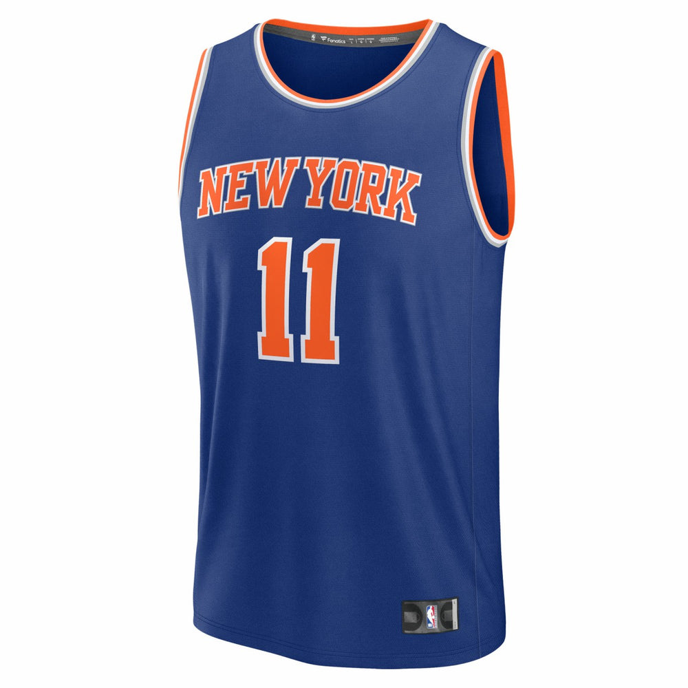 Jalen Brunson New York Knicks Youth Fast Break Replica Player Jersey Icon Edition Blue - Fanatics