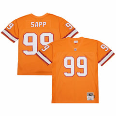 Warren Sapp Tampa Bay Buccaneers 1995 Legacy Replica Jersey - Orange Jerseys