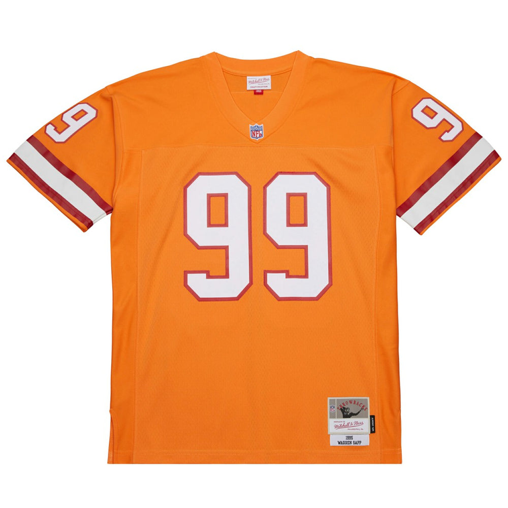 Warren Sapp Tampa Bay Buccaneers 1995 Legacy Replica Jersey - Orange Jerseys