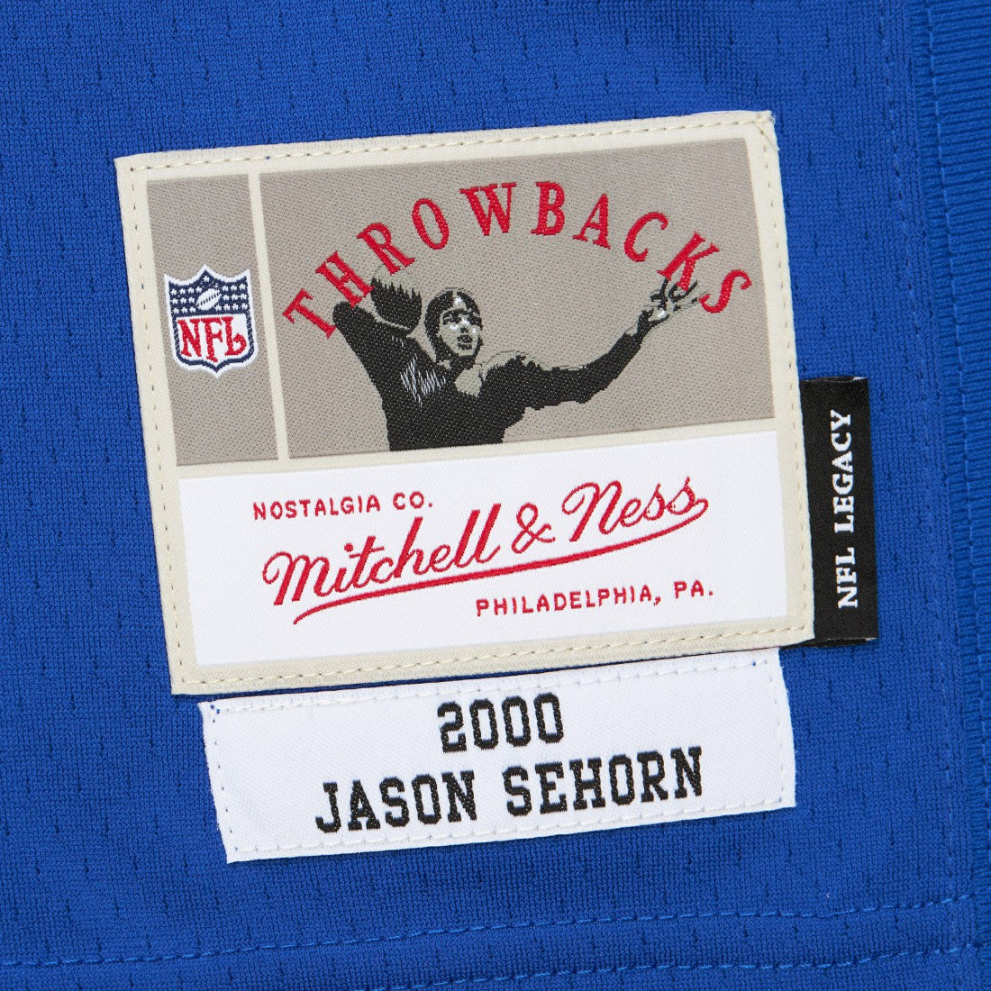 Jason Sehorn New York Giants 2000 Legacy Replica Jersey - Royal Jerseys