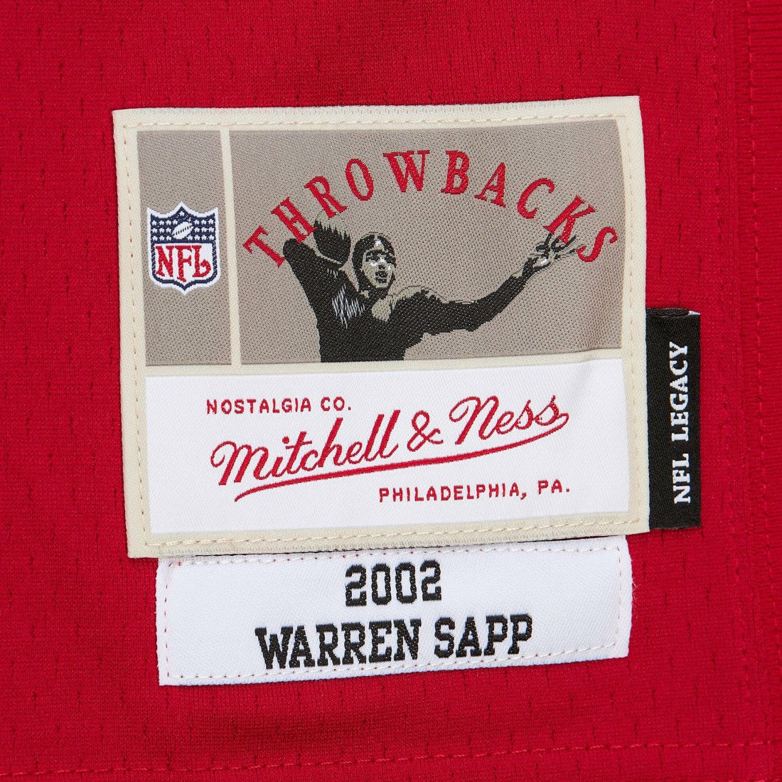 Warren Sapp Tampa Bay Buccaneers 2002 Legacy Replica Jersey - Red Jerseys