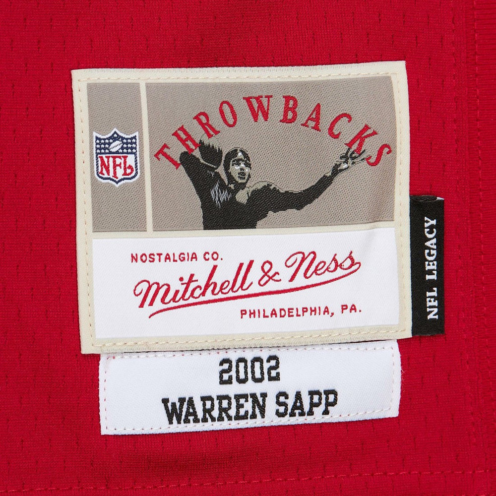 Warren Sapp Tampa Bay Buccaneers 2002 Legacy Replica Jersey - Red Jerseys