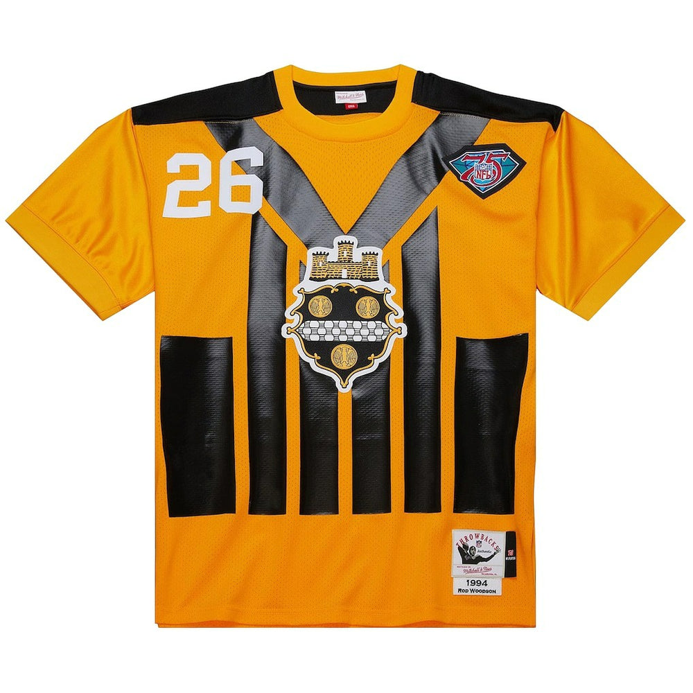 Rod Woodson Pittsburgh Steelers 1994 Authentic Throwback Retired Player Jersey - Gold Jerseys