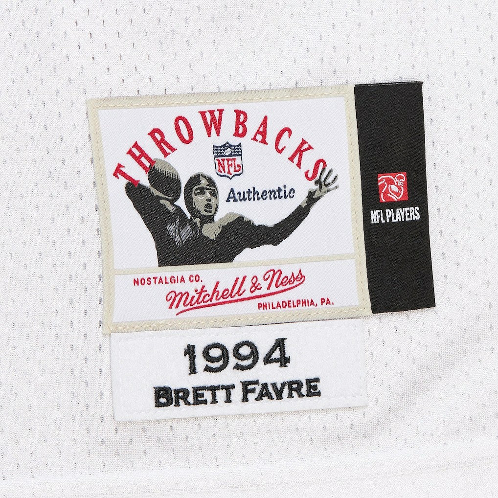 Brett Favre Green Bay Packers 1994 Authentic Throwback Retired Player Jersey - White Jerseys