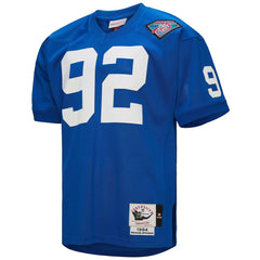 Michael Strahan New York Giants 1994 Authentic Throwback Retired Player Jersey - Royal Jerseys