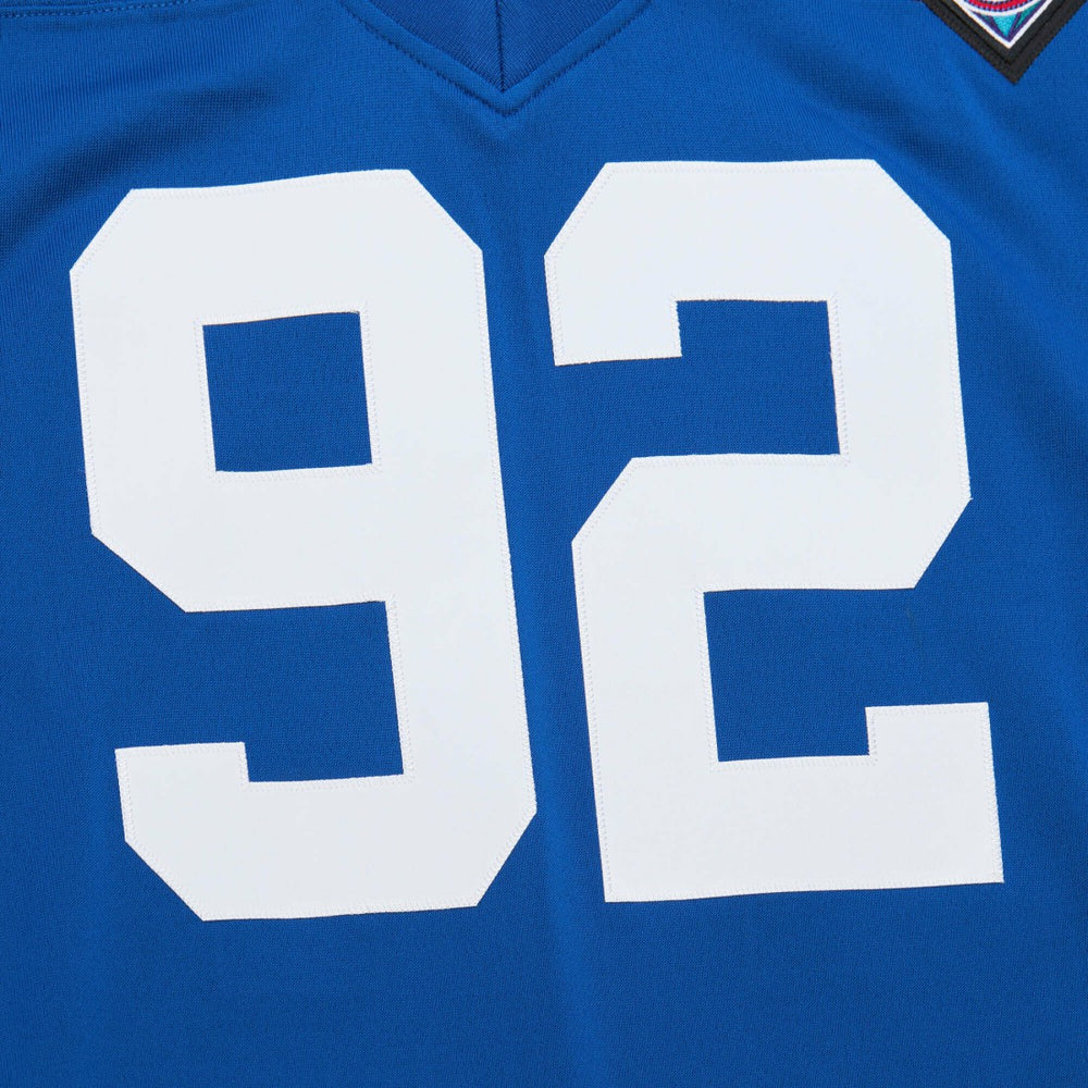 Michael Strahan New York Giants 1994 Authentic Throwback Retired Player Jersey - Royal Jerseys