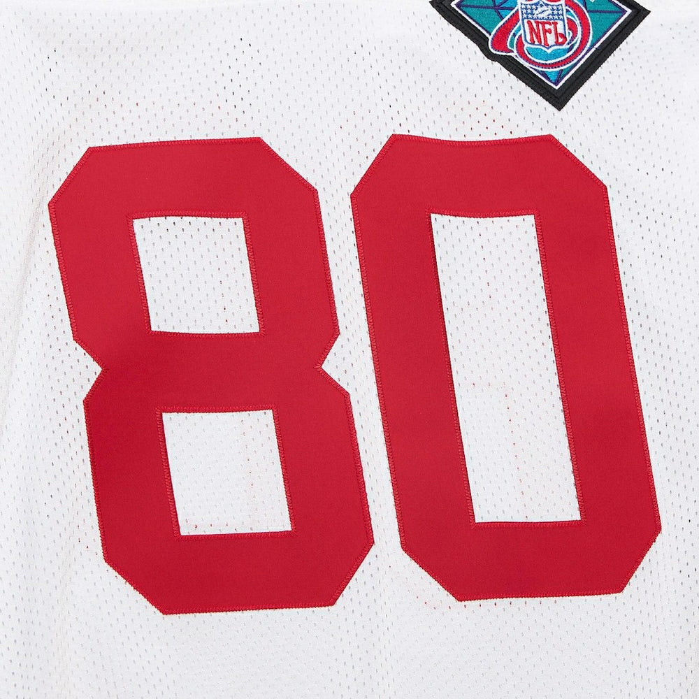 Jerry Rice San Francisco 49ers 1994 Authentic Throwback Retired Player Jersey - White Jerseys