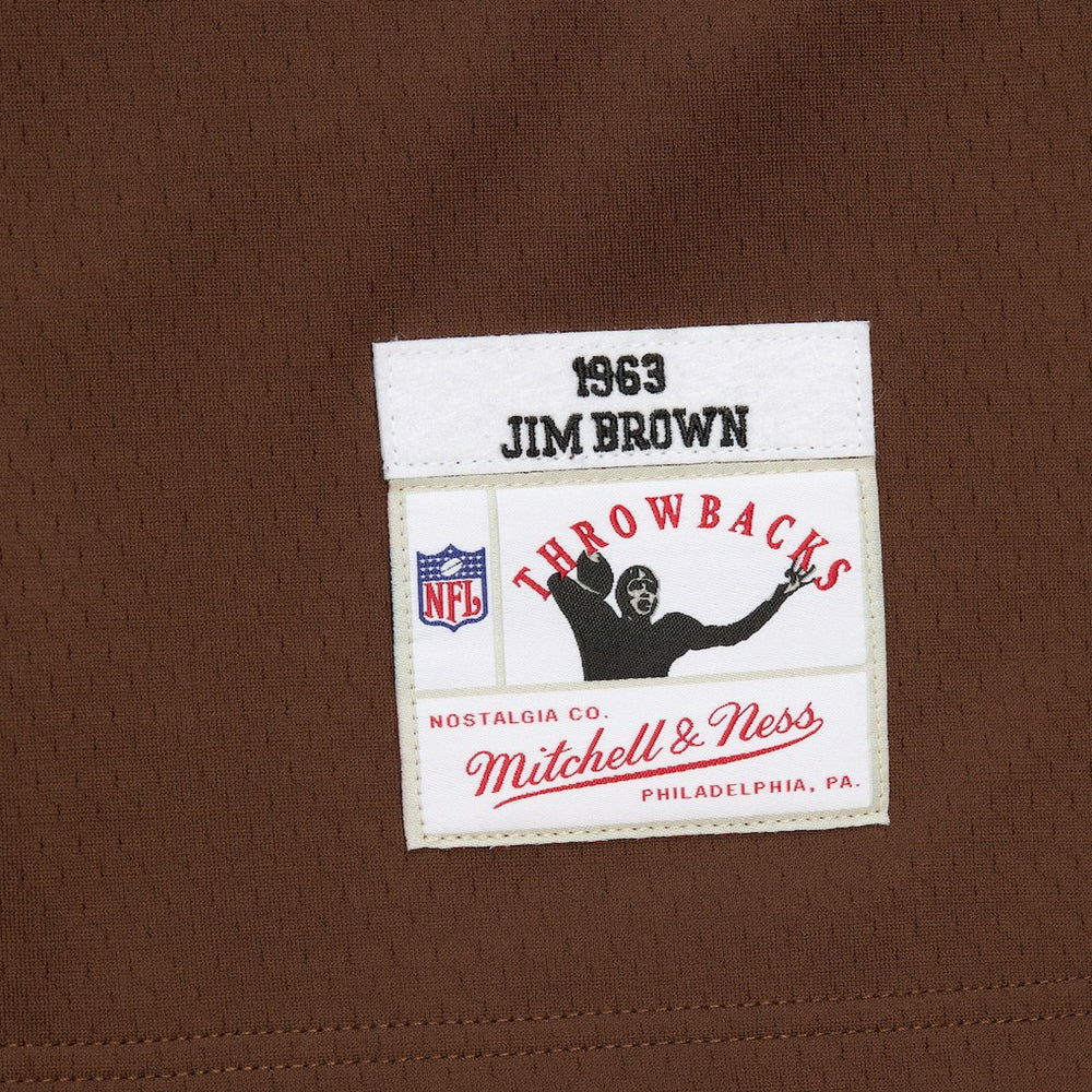 Jim Brown Cleveland Browns Player Name & Number Hoodie Legacy Jersey - Brown Jerseys