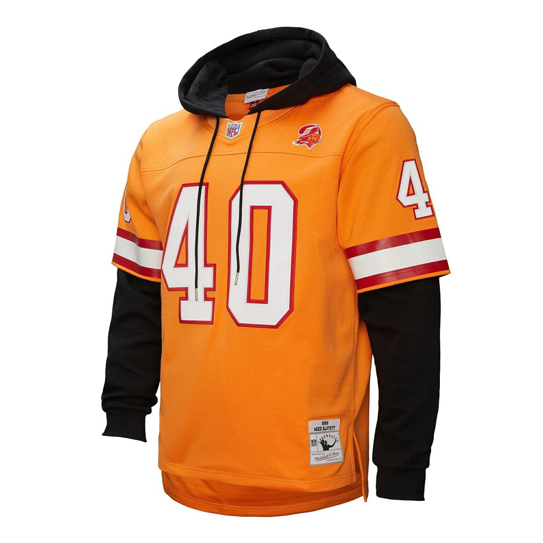 Mike Alstott Tampa Bay Buccaneers Player Name & Number Hoodie Legacy Jersey - Orange Jerseys