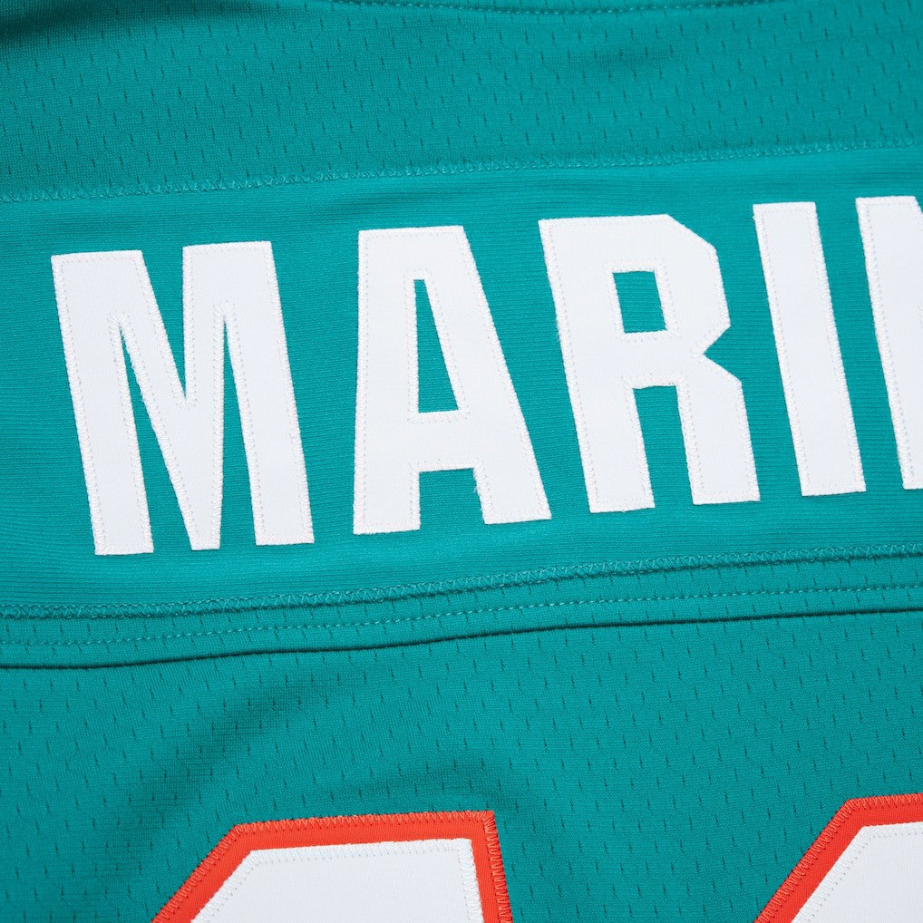Dan Marino Miami Dolphins Player Name & Number Hoodie Legacy Jersey - Aqua Jerseys