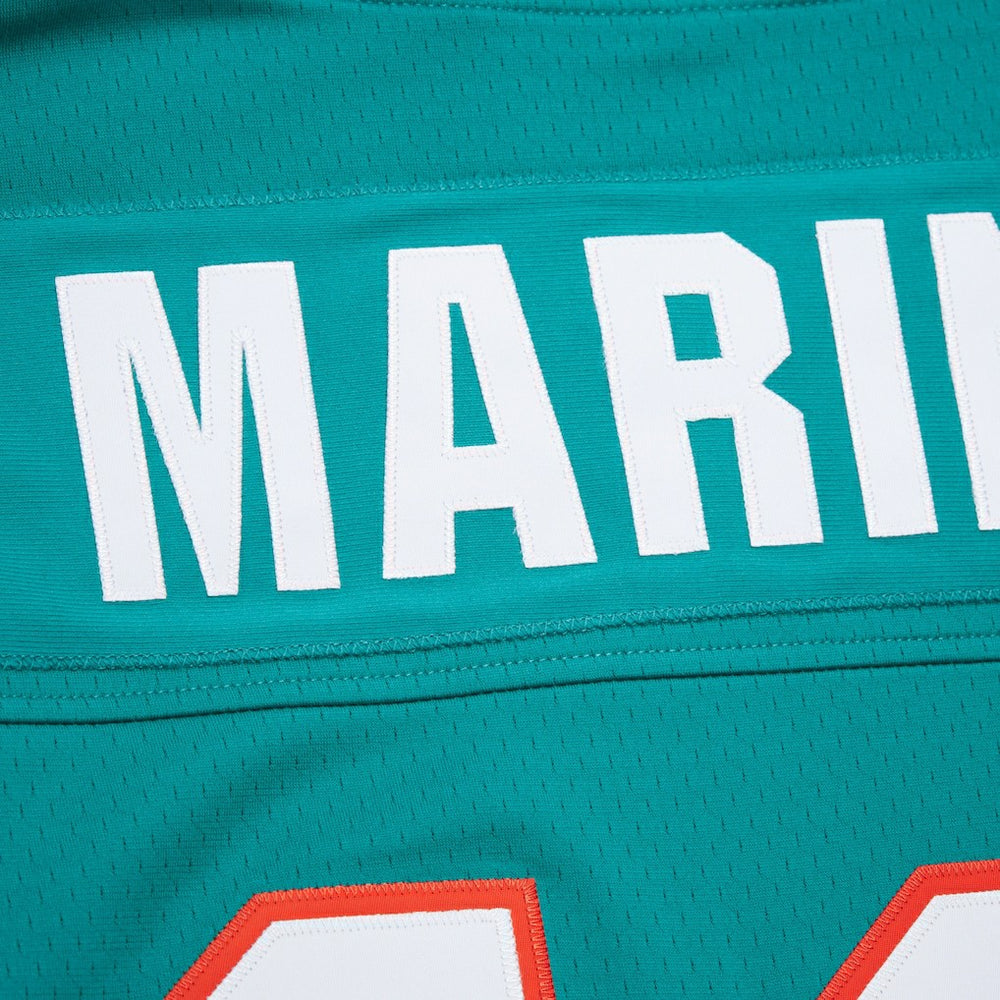 Dan Marino Miami Dolphins Player Name & Number Hoodie Legacy Jersey - Aqua Jerseys