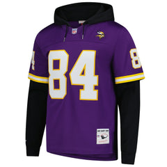 Randy Moss Minnesota Vikings Player Name & Number Hoodie Legacy Jersey - Purple Jerseys