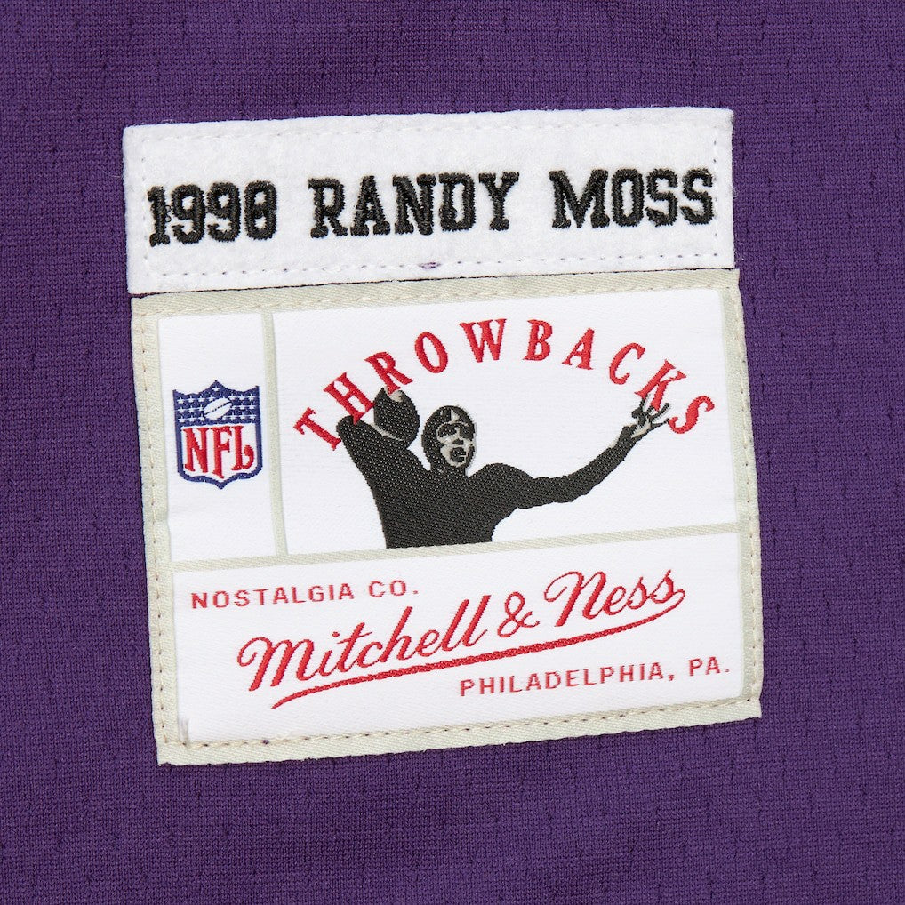 Randy Moss Minnesota Vikings Player Name & Number Hoodie Legacy Jersey - Purple Jerseys