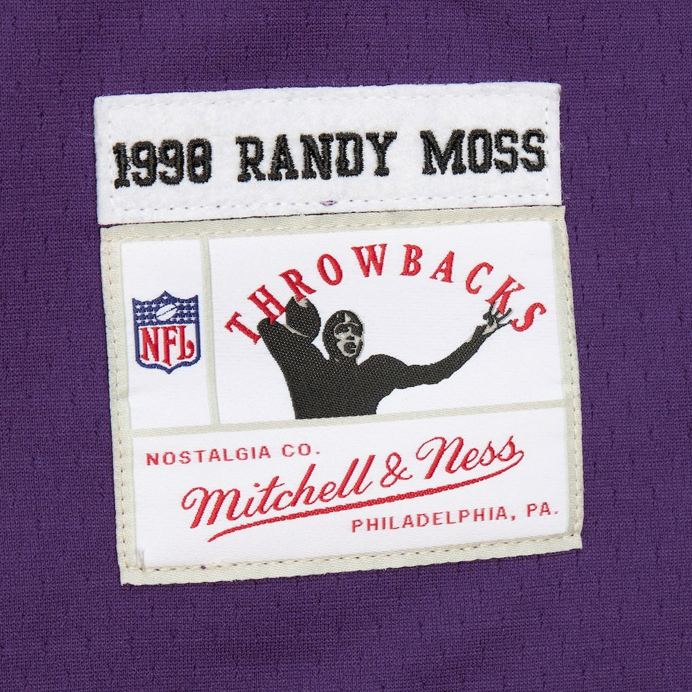 Randy Moss Minnesota Vikings Player Name & Number Hoodie Legacy Jersey - Purple Jerseys