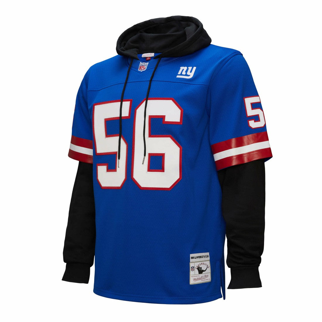 Lawrence Taylor New York Giants Player Name & Number Hoodie Legacy Jersey - Royal Jerseys