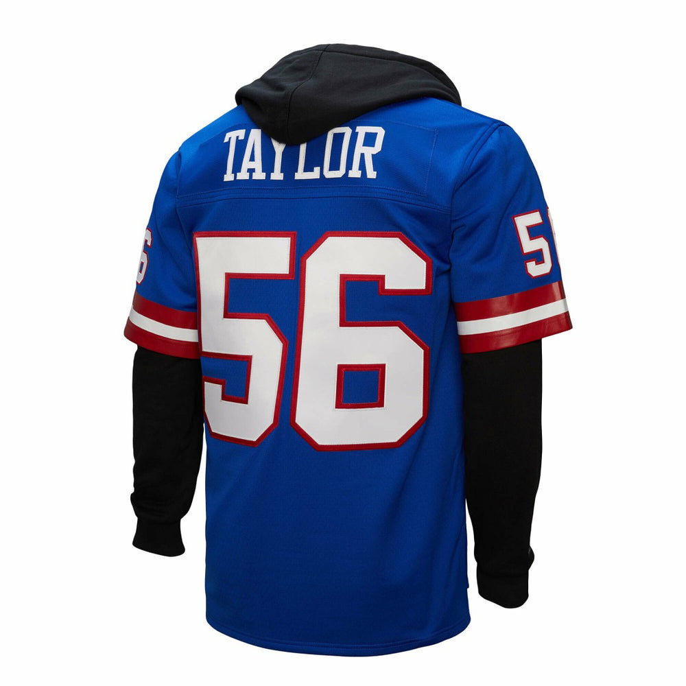 Lawrence Taylor New York Giants Player Name & Number Hoodie Legacy Jersey - Royal Jerseys