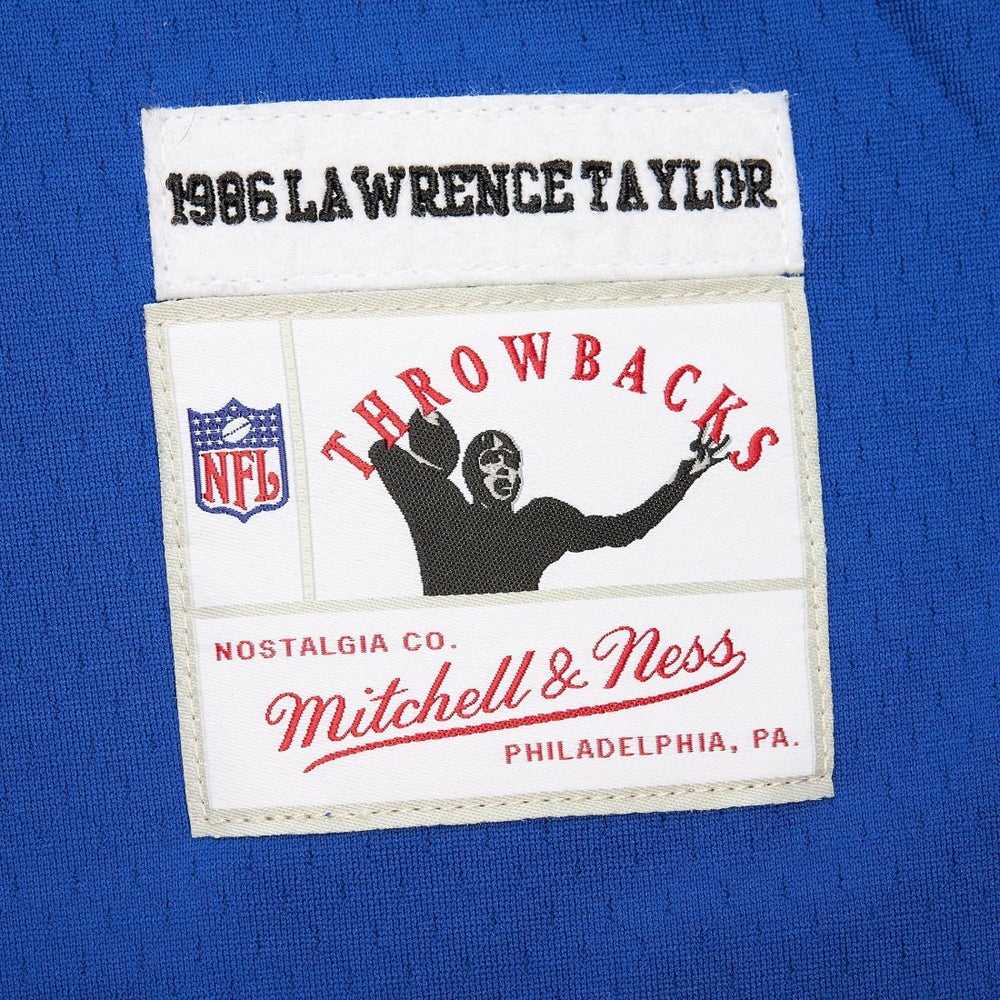 Lawrence Taylor New York Giants Player Name & Number Hoodie Legacy Jersey - Royal Jerseys