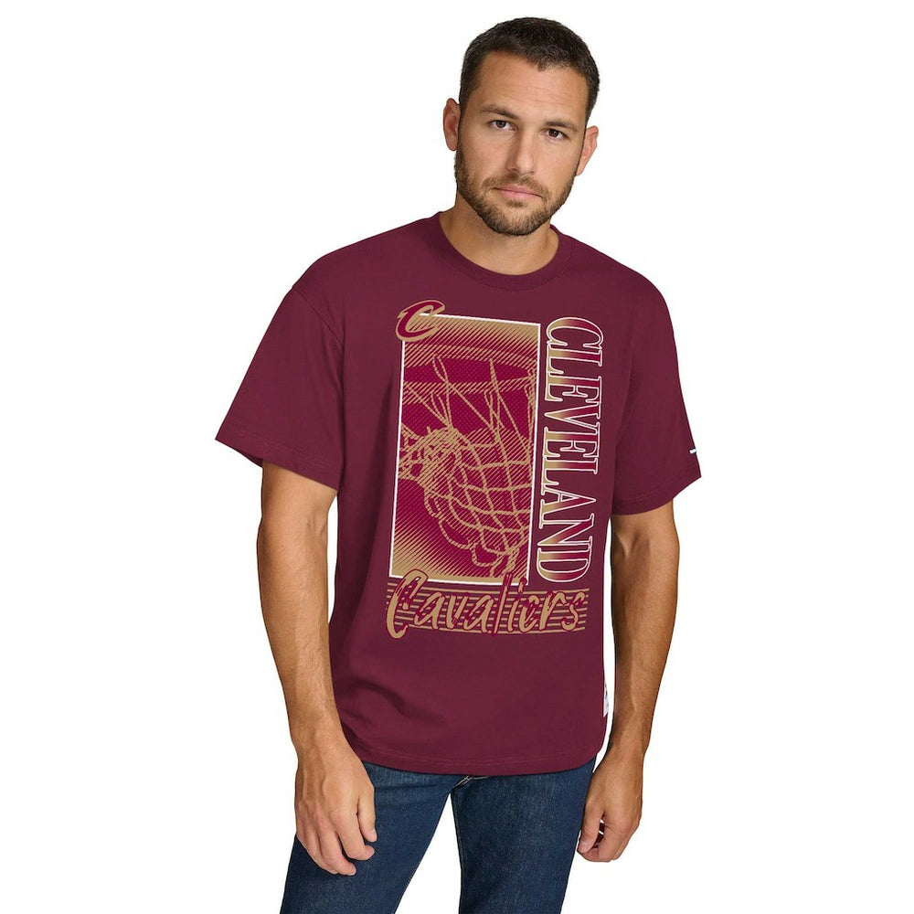 Cleveland Cavaliers Tommy Jeans Noah Swish T-Shirt Wine
