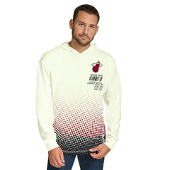 Miami Heat Tommy Jeans Ben Vintage Applique Long Sleeve Hoodie T-Shirt Cream