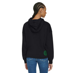 Boston Celtics Tommy Jeans Women's Stella Cropped Pullover Hoodie Black