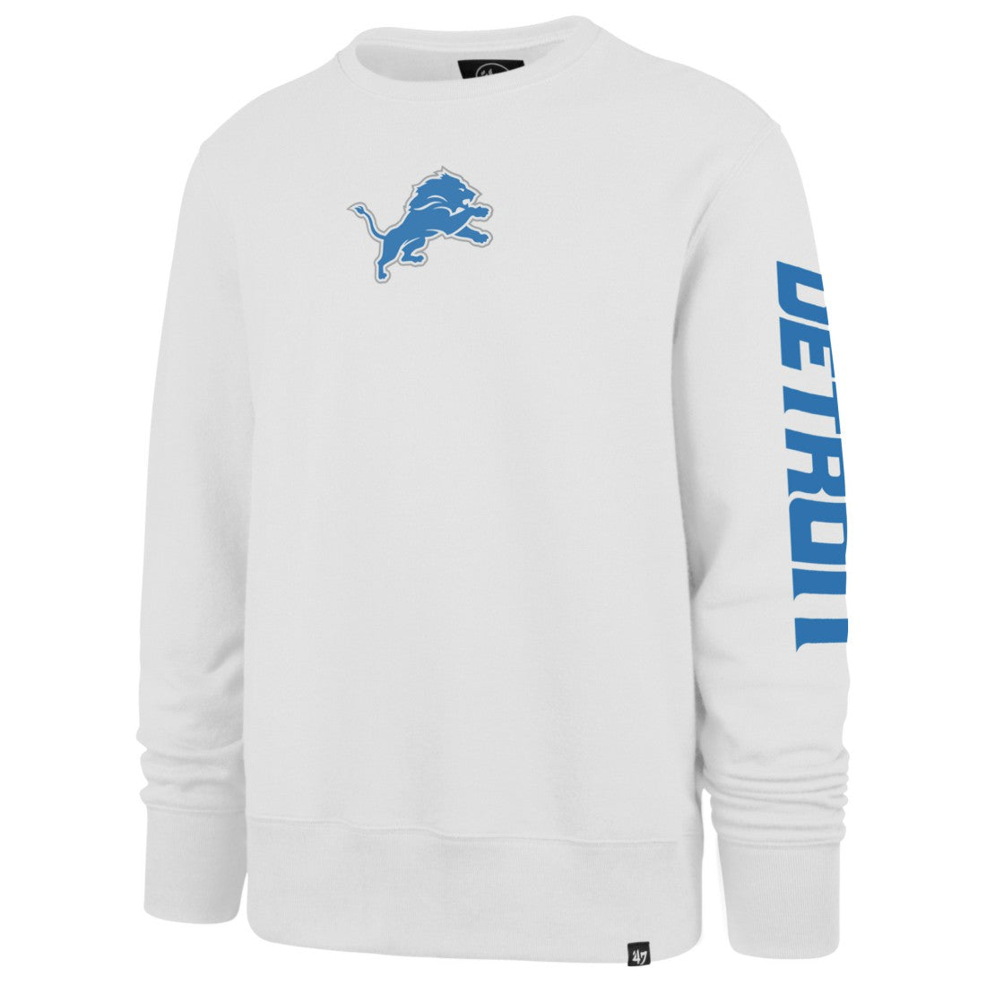 Detroit Lions '47 Headline Pullover Sweatshirt - White Pullover