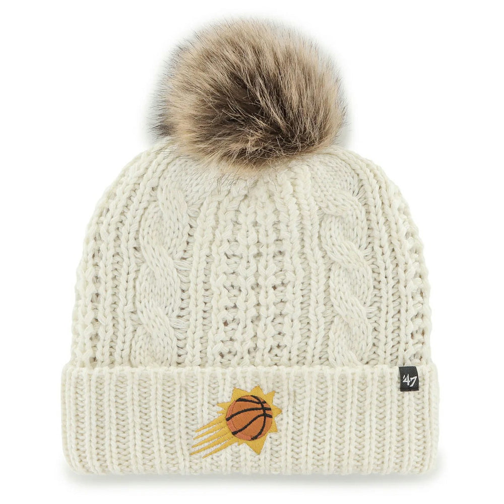 Phoenix Suns '47 Women's Meeko Cuffed Knit Hat with Pom Cream - 47 brand
