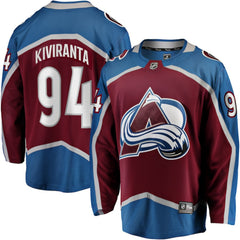 Joel Kiviranta Colorado Avalanche Fanatics Home Premier Breakaway Player Jersey - Maroon | US 201452139
