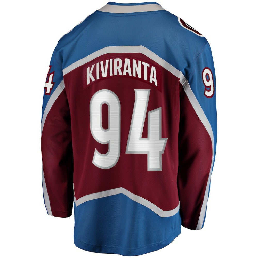 Joel Kiviranta Colorado Avalanche Fanatics Home Premier Breakaway Player Jersey - Maroon | US 201452139