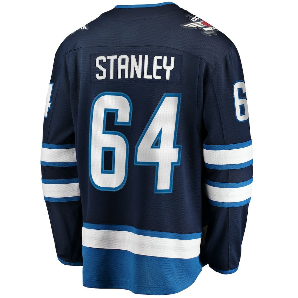 Logan Stanley Winnipeg Jets Fanatics Home Premier Breakaway Player Jersey - Navy | US 201452159