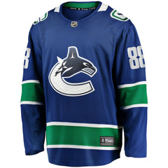 Nils Aman Vancouver Canucks Fanatics Home Premier Breakaway Player Jersey - Blue | US 201452161