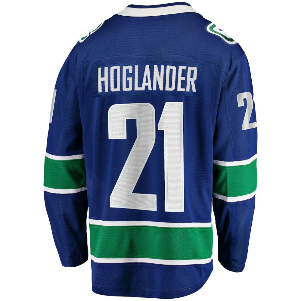 Nils Hoglander Vancouver Canucks Fanatics Home Premier Breakaway Player Jersey - Blue | US 201452162