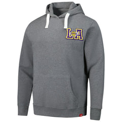 Los Angeles Lakers Sportiqe Unisex Varsity Collection Blake Pullover Hoodie Heather Gray