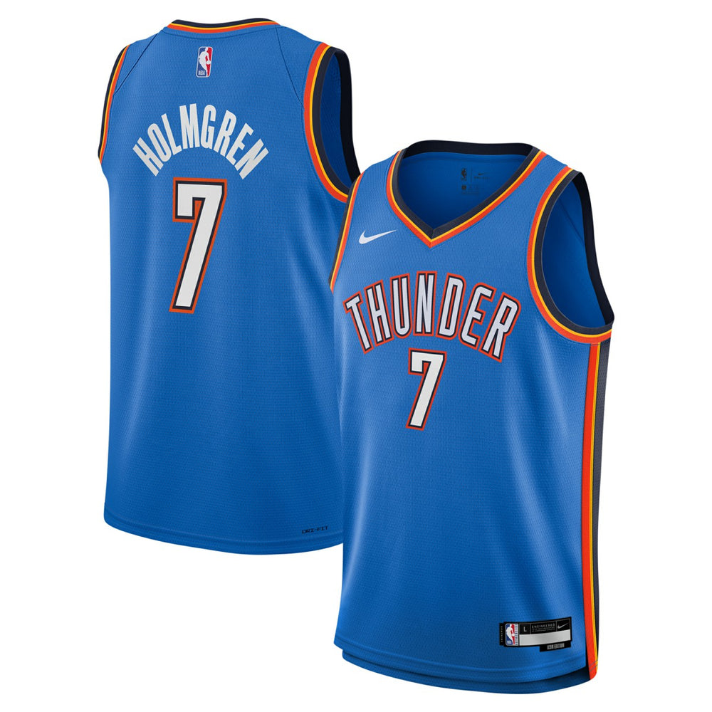Chet Holmgren Oklahoma City Thunder Youth Swingman Jersey Icon Edition Blue - Nike
