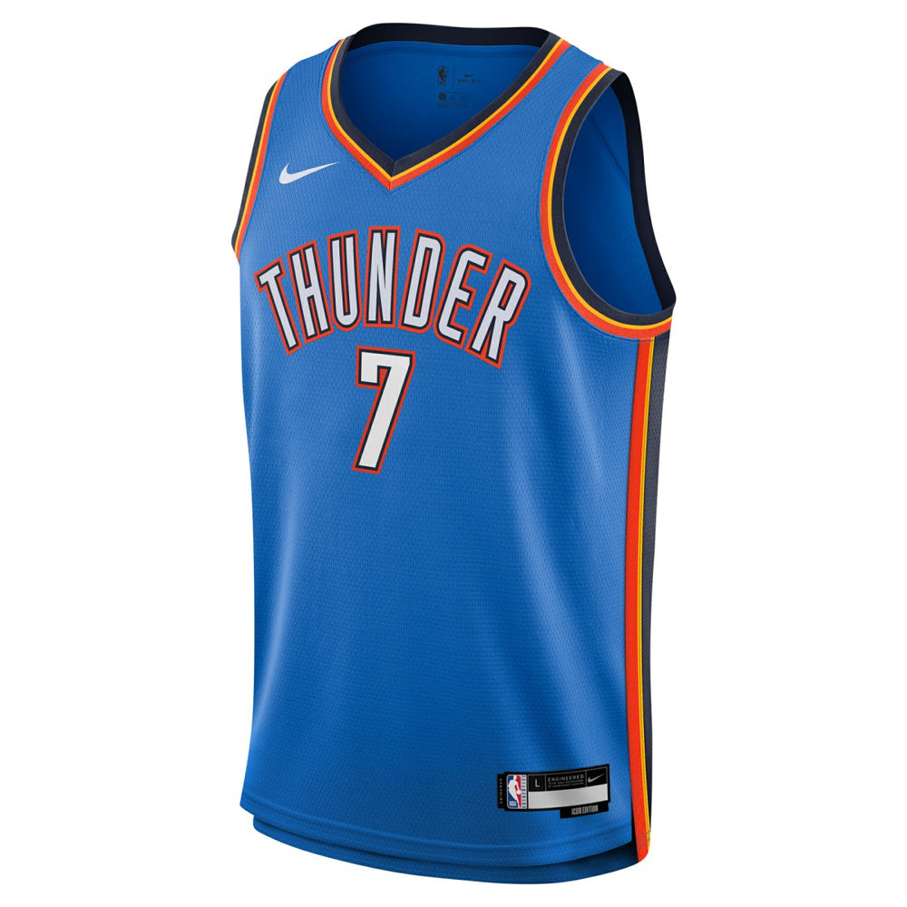 Chet Holmgren Oklahoma City Thunder Youth Swingman Jersey Icon Edition Blue - Nike