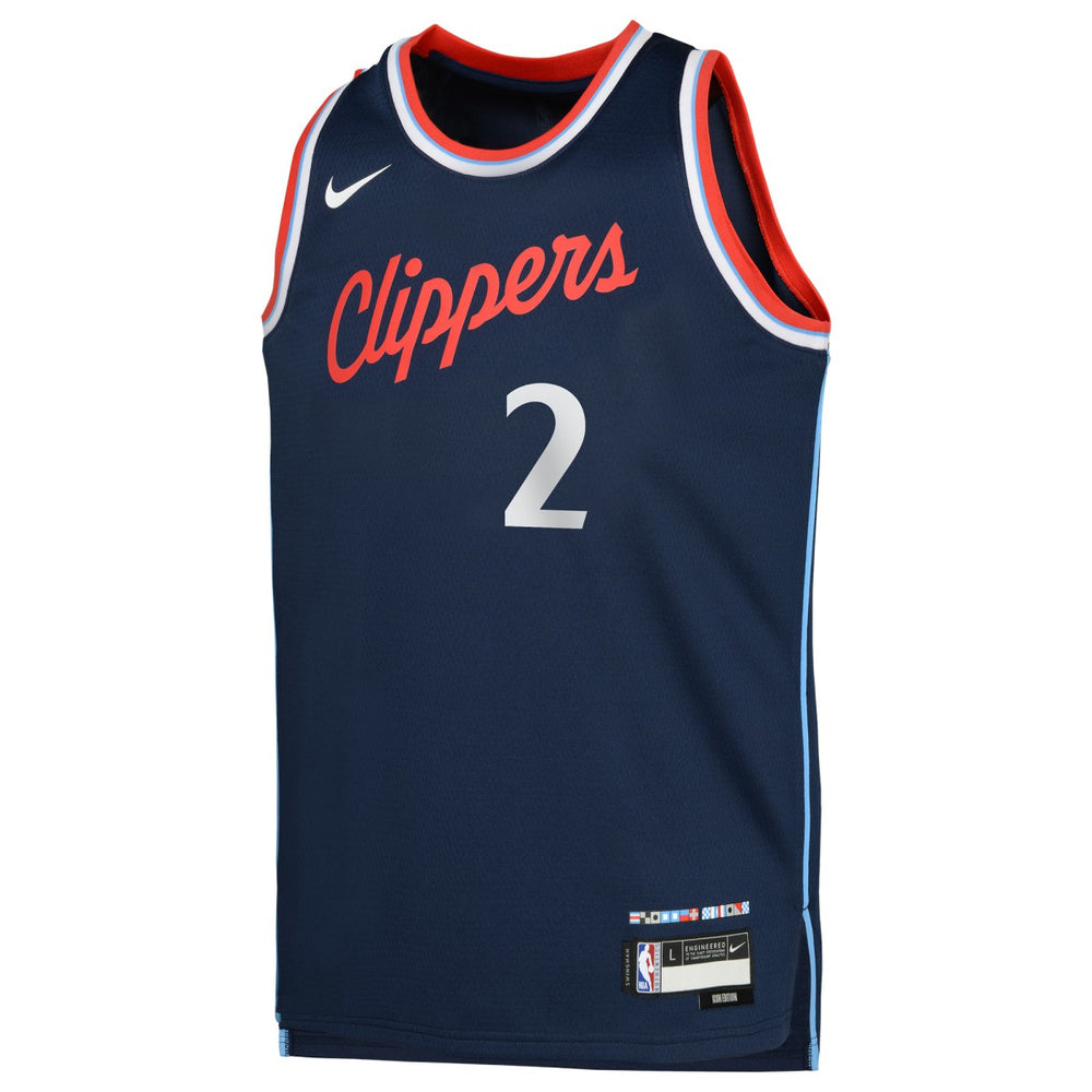 Kawhi Leonard LA Clippers Youth Swingman Jersey Icon Edition Royal - Nike