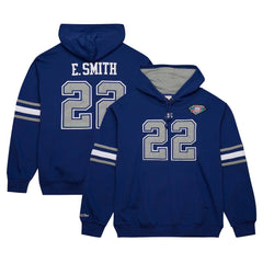 Emmitt Smith Dallas Cowboys Retired Player Name & Number Pullover Hoodie - Navy Hoodies