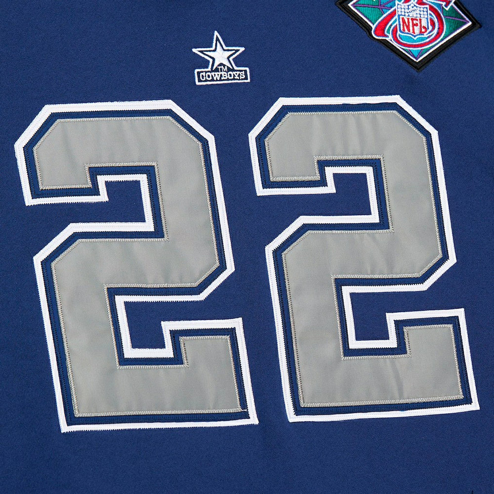 Emmitt Smith Dallas Cowboys Retired Player Name & Number Pullover Hoodie - Navy Hoodies