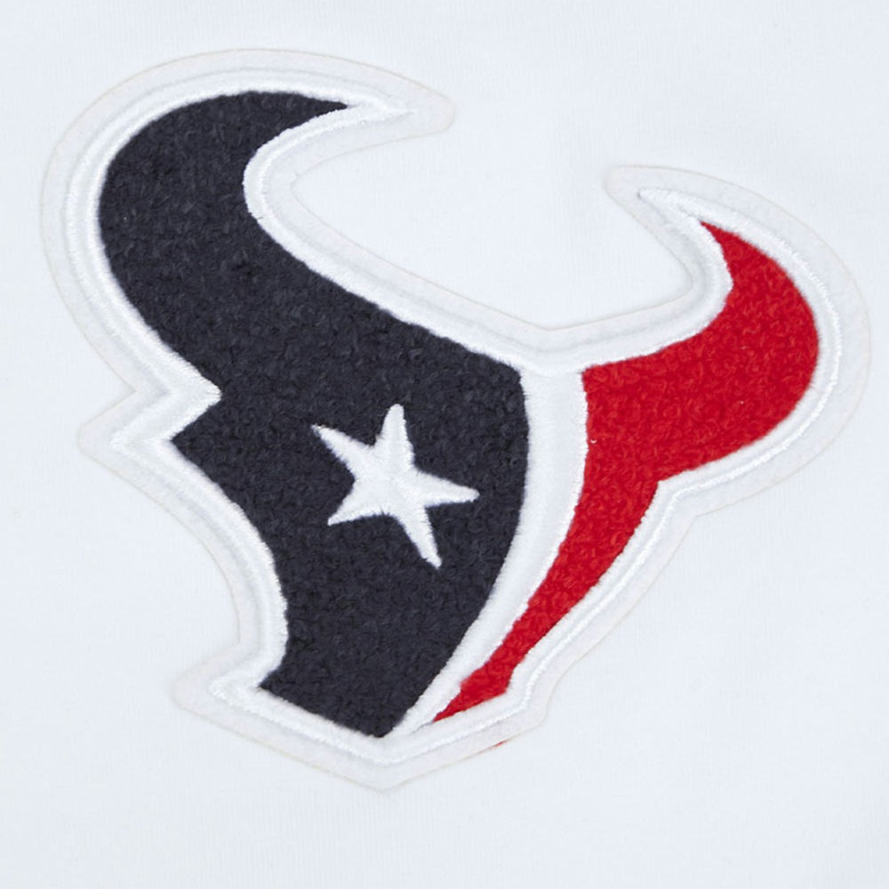 Houston Texans Pro Standard Women's Away Cropped Boxy T-Shirt - White T-shirts