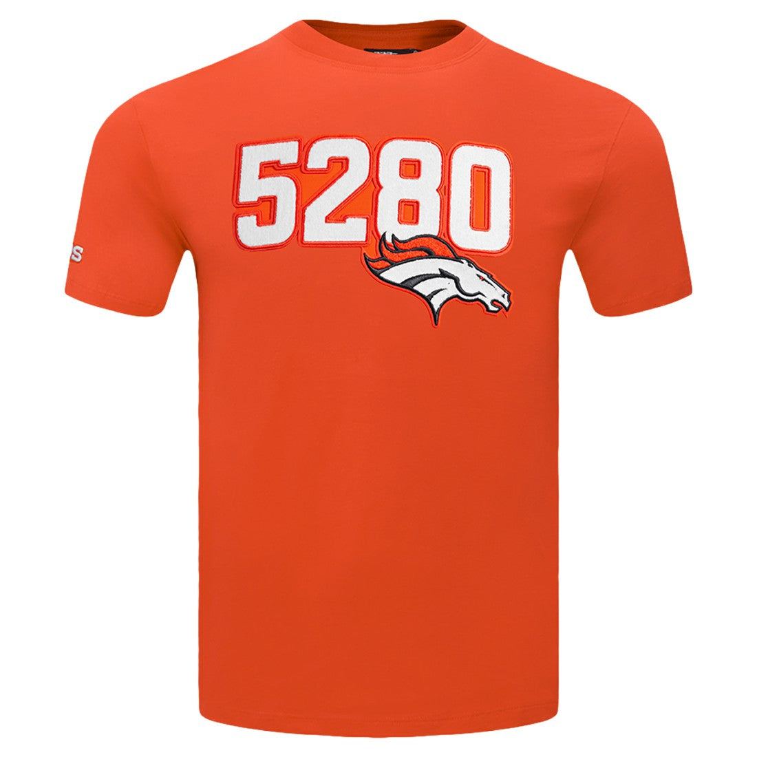 Denver Broncos Pro Standard Frozen Single Jersey T-Shirt - Orange T-shirts