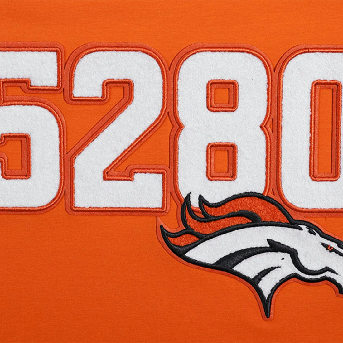 Denver Broncos Pro Standard Frozen Single Jersey T-Shirt - Orange T-shirts