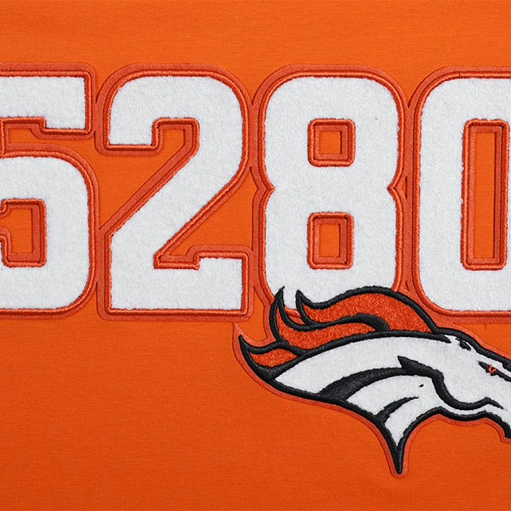 Denver Broncos Pro Standard Frozen Single Jersey T-Shirt - Orange T-shirts